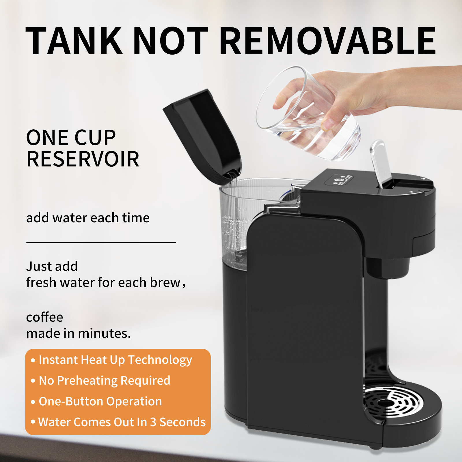 Capsule Coffee Machine Household Mini Small Automatic Multi-function