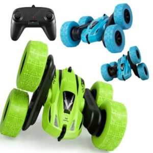 Children's double-sided stunt dump remote control car toy